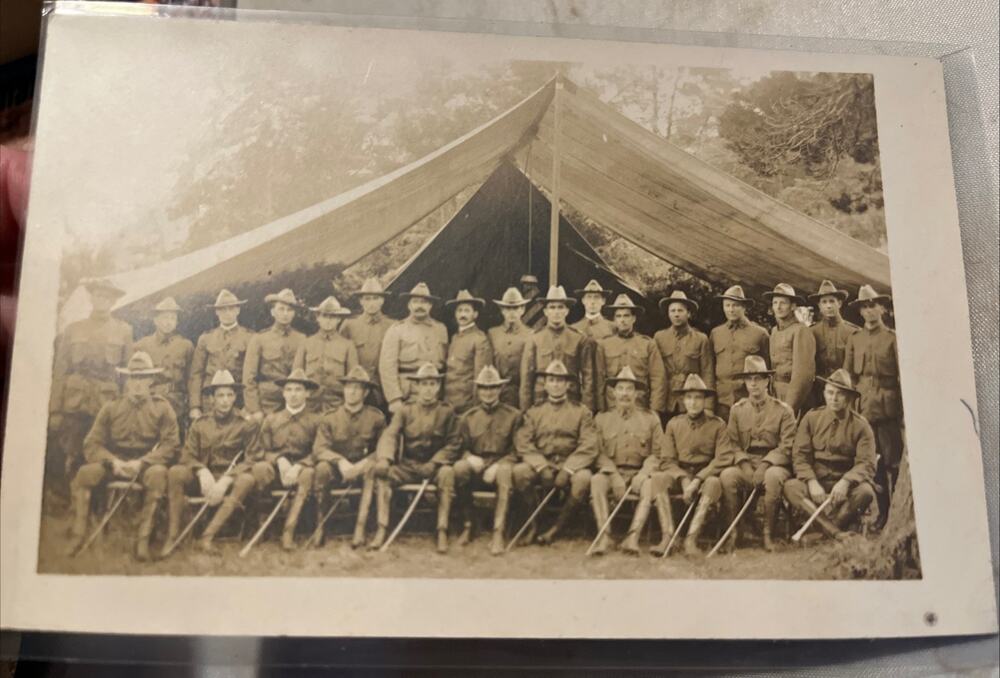 RPPC 3rd Infantry Camp Everett July 6th-8th 1907 Seaside OR